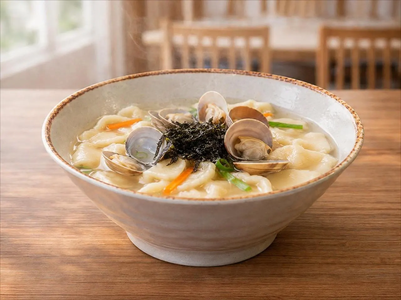 바지락 수제비