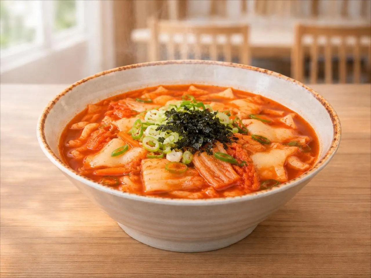 김치수제비